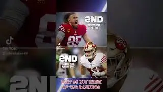 George Kittle And Christian McCaffrey ESPN Position Rankings