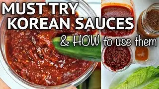 3 EASY KOREAN SAUCE RECIPES (for Korean BBQ + much more...)
