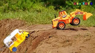 Two Auto Rickshaw Accident Pulling Out JCB  Excavater 🛺🚒  | Truck  Video | Jcb  | Kids | 
