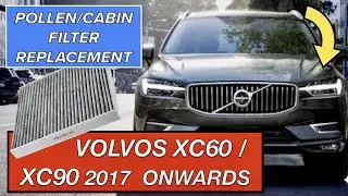 Volvo XC60 Pollen / Cabin Filter Replacement - How to Step by Step Guide