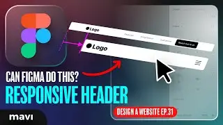 Can You Make a RESPONSIVE HEADER in Figma? – Design a Website ep.31 – 