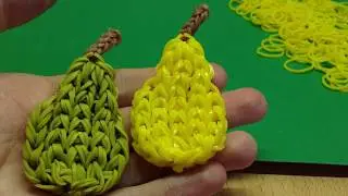 Груша из резинок на станке Raibow Loom