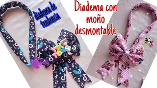 Diademoño  de tendencia tik tok , para niñas.