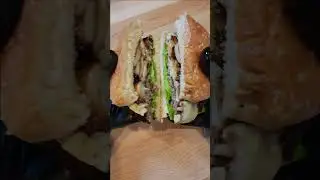 BURGER CHALLENGE Day 10 BRIE CHEESE  #shorts #kitty #cheese
