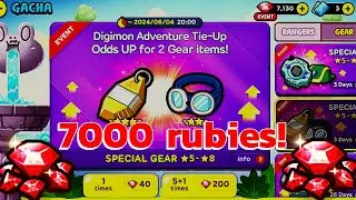 7000 rubies on Digimon