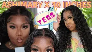 NEW VERSATILE 10x6 CLOSURE THAT LOOKS LIKE A FRONTAL || 30inches || ASHIMARY HAIR