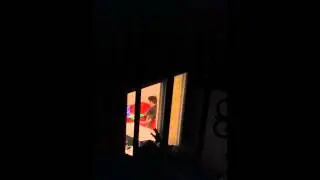 Scaring our asian roommate while he watches porn