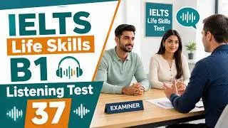 IELTS Life Skills B1 Listening Test 37 ► New 2025 🇬🇧