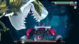 GIANT MONSTER SHARCHANGEL VS MECHA CLAUS BOSS GAMEPLAY - Hungry Shark World