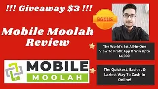 Mobile Moolah Review | 🤑$3 Giveaway | Demo |  😍😍Don't get this without my exclusive bonuses!