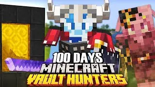 I Survived 100 Days as a Vault Hunter in Minecraft