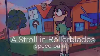 a stroll in rollerblades