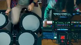 Drums + Synth live dawless performance