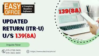 Process to File Updated Return ITR U u/s 139(8A) | EasyOFFICE