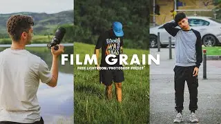 🎞️ Film Grain Lightroom Preset | Cinematic Vintage Look Tutorial 