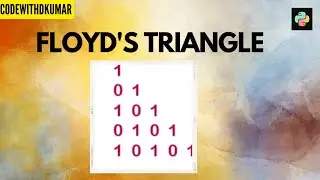 Floyd's Triangle pattern in python | pattern programming I Interview Question in python