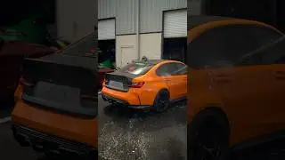 Quick wash before paint 🎨 We recently installed Alpha-N Carbon CSL Trunk 🥶