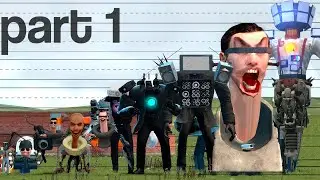 ALL SKIBIDI TOILETS & CAMERA MEN SIZE COMPARISON (TV MAN, SPEAKER MAN & OTHERS) in Garry's Mod! pt.1