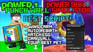 [UPDATED] Punch Wall Simulator Script | Auto Farm | WINS + PET & MORE! | *PASTEBIN 2023*