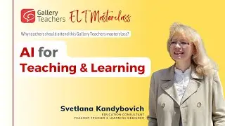 AI for Teaching and Learning | TEFL webinar | ELT Masterclass