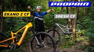 PROPAIN 🔘SRESH CF vs. 🟡 Ekano 2 CF | Emtb Vergleichstest | Technik, Uphill, Downhill