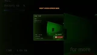 UNREAL ENGINE 5 HORROR NIGHT VISION BARN #shorts