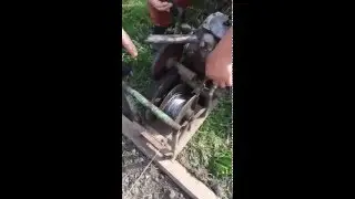 Включение барабана.