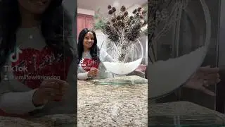 Christmas Flower Arrangement / Centerpiece / Home Decor