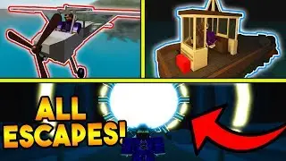 HOW TO COMPLETE ALL 3 ESCAPES ON THE ISLE! (ROBLOX)
