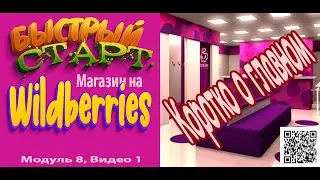 Быстрый старт с Wildberries. модуль 8 | Коротко о главном