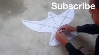 How to Make PIGEON Kite | Making kite | How to make a kite | Kite Making | Making Peacock Kite