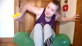 Pure DESTRUCTION Video... Balloons and Beach Ball POP!