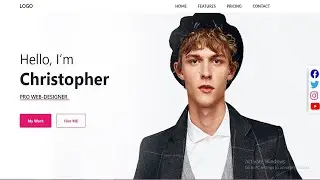 Personal Portfolio Website Using Bootstrap - HTML/CSS/JAVASCRIPT || Part 1