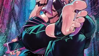Juri from street fighter feet animation