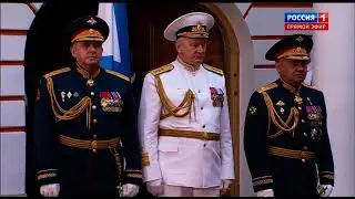 Парад ВМФ в Санкт-Петербурге 31 июля 2022г. полная версия
