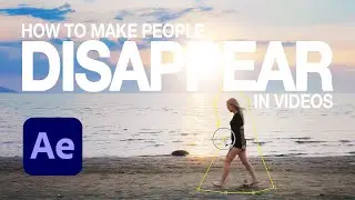 Can you REMOVE PEOPLE from VIDEO? | After Effects Tutorial