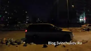 Тест DIGMA DiCam 880 - ночной режим, стабилизация при 4К/60 к/сек