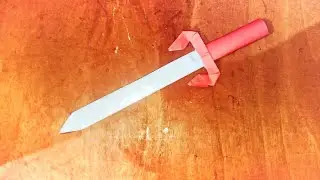 How To Make A Paper Sword | Ninja Sword Tutorial