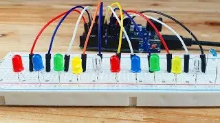 10 Led Chaser using Arduino
