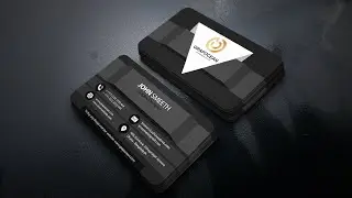 How To Make Professional 3D Business  Card - Photoshop Cc
