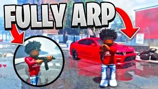 SLIDING ON OPPS WITH A FULLY ARP IN THIS CRAZY BRONX ROBLOX HOOD GAME
