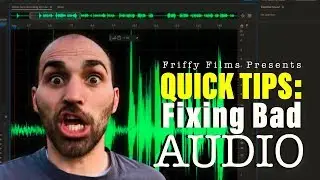 QUICK TIPS: Fixing Bad Audio (Adobe Audition CC, Noise Reduction, Spot Healing, Noise Gates!)