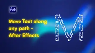 How to move text along any path with a mask - Adobe After Effects