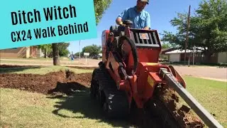 DitchWitch CX24 in Action