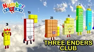 Numberblocks Three Enders Club