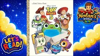 Toy Story 5 Read Aloud, Little Golden Book Storytime, New Disney Pixar Book