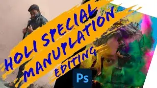 HOLI SPECIAL MANUPLATION PHOTO EDITING HAPPY HOLI IN PHOTOSHOP AND LIGHTROOM MOBILE #monogramediting