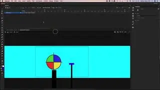 How to create a rotating circle and moving platform in Adobe Animate CC 2019