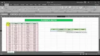 MS Excel VLOOKUP & MATCH Function | VLOOKUP & MATCH Function | VLOOKUP & MATCH Formula in Excel