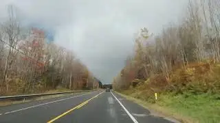 Fall Colors Drive from Roscoe NY to Downsville NY Catskill Mountains early October Autumn Sunday